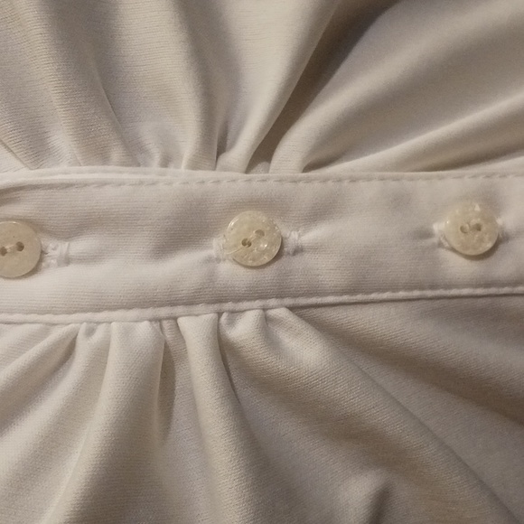 Nick & Sarah Unique Short Sleeve Meet in the Middle Split Hem Top Sz L juniors - Picture 5 of 13